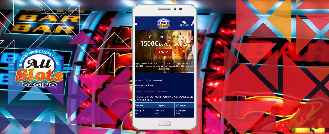 All Slots Casino Mobile Application 