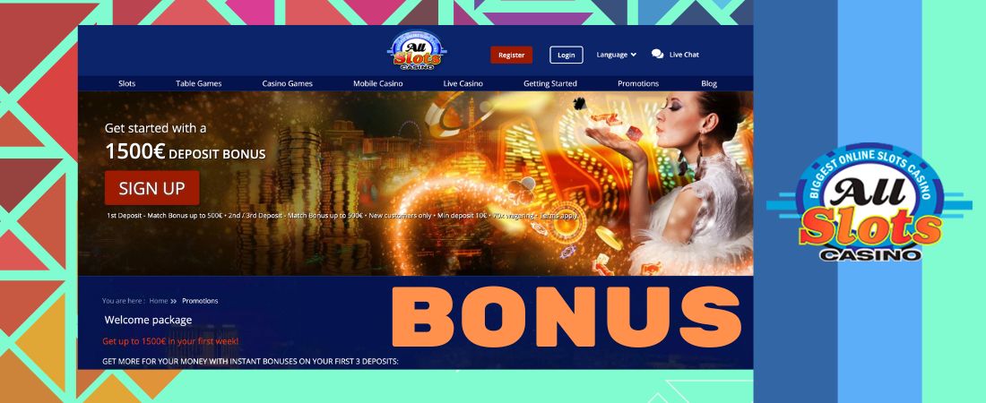 All Slots Casino bonus